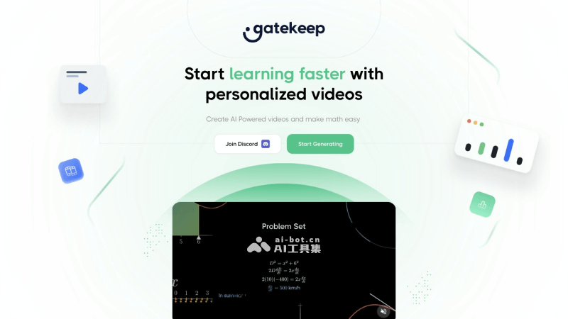 Gatekeep AI teaching video generation