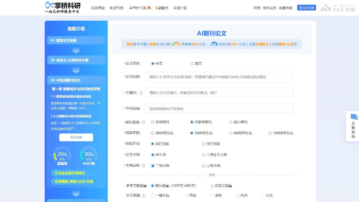 Zhangqiao Research AI Paper Writing