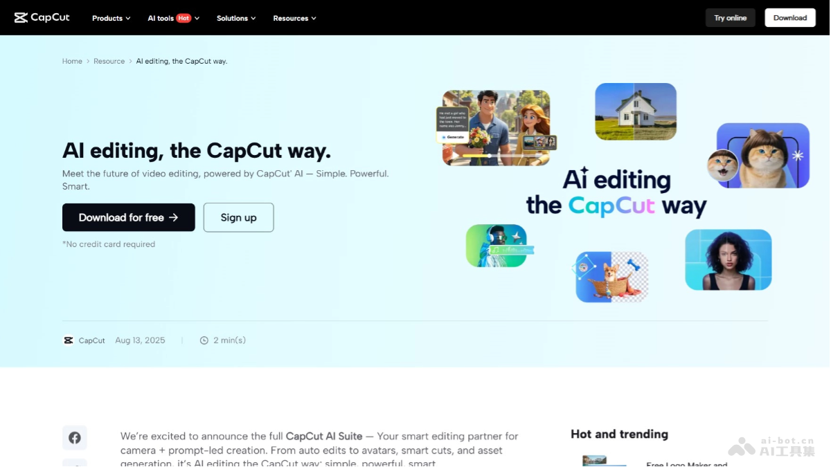 CapCut AI Suite