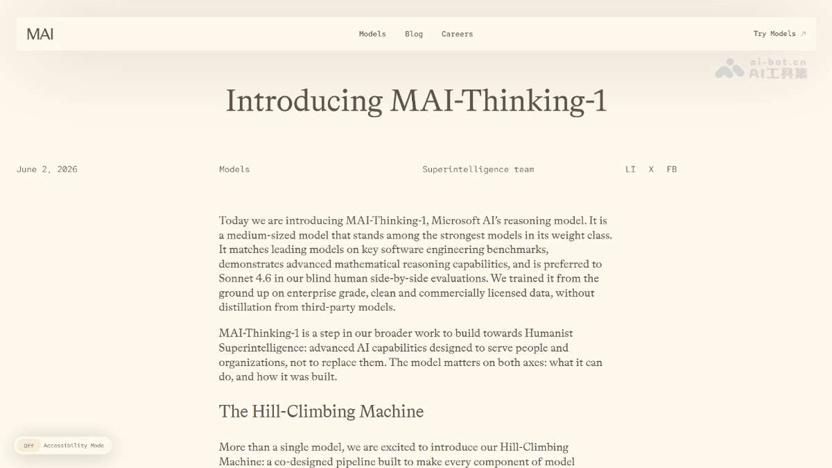 MAI-Thinking-1